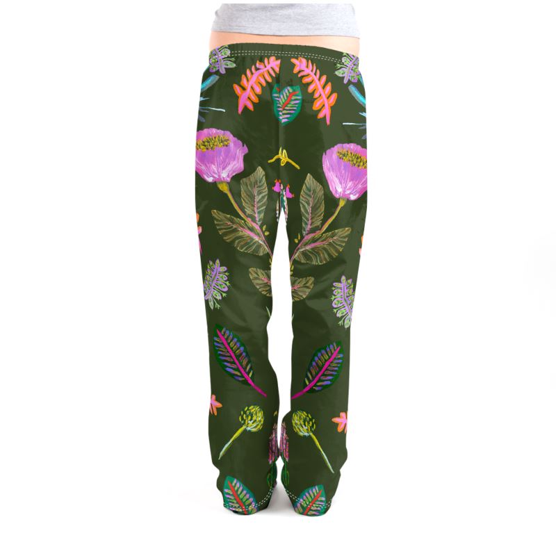 electric Botanical Women’s Luxury Pyjama Bottoms