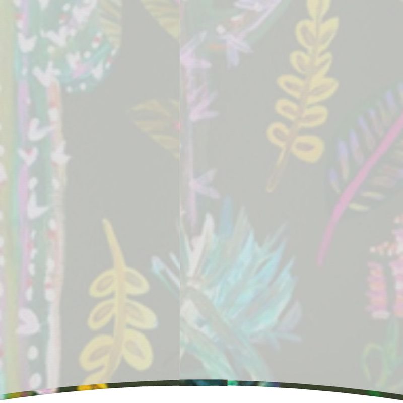 Electric Botanical Lampshade