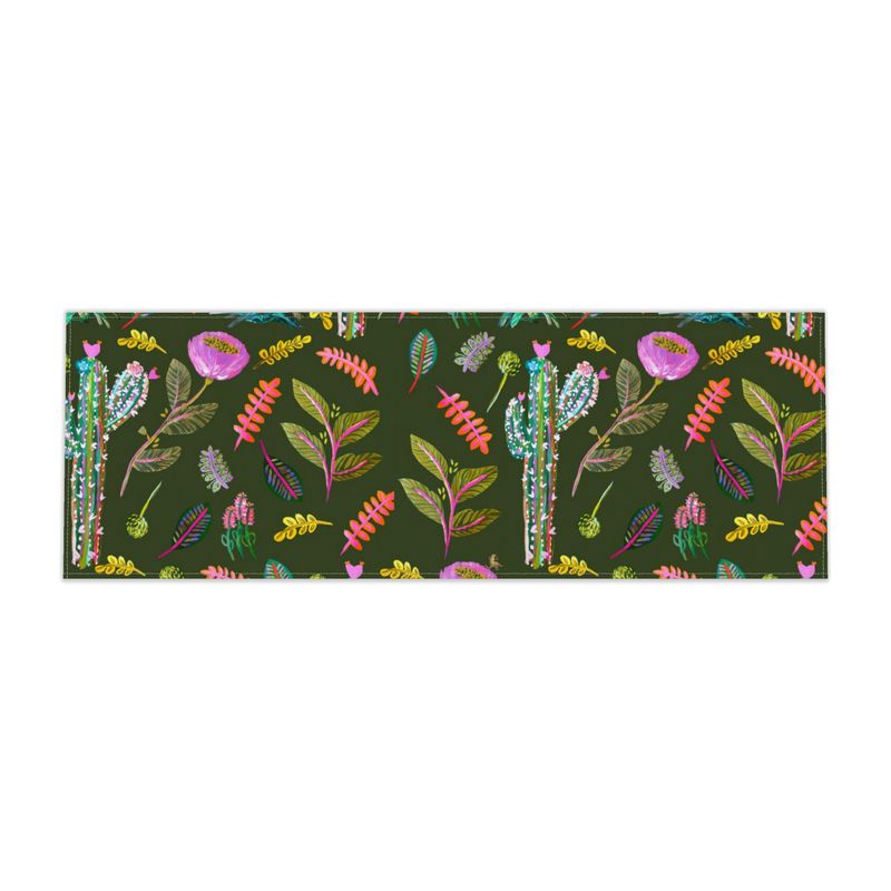 Electric Botanical Table Runner